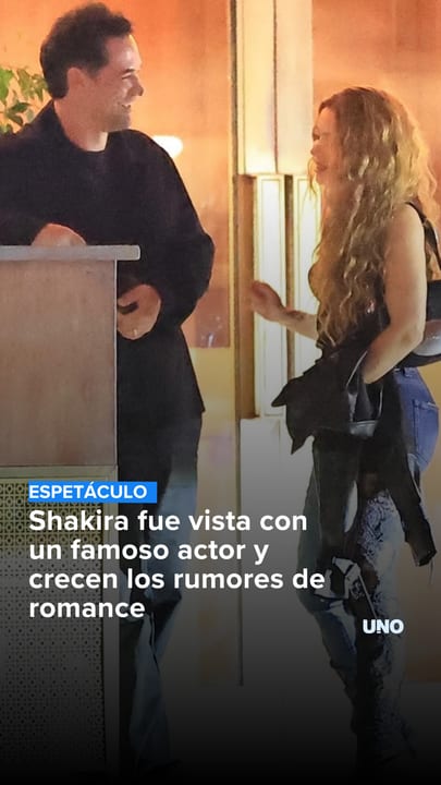 Shakira fue vista con un famoso actor y crecen los rumores de romance