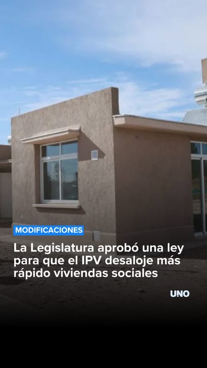 Se aprobó una ley para que el IPV desaloje más rápido viviendas sociales