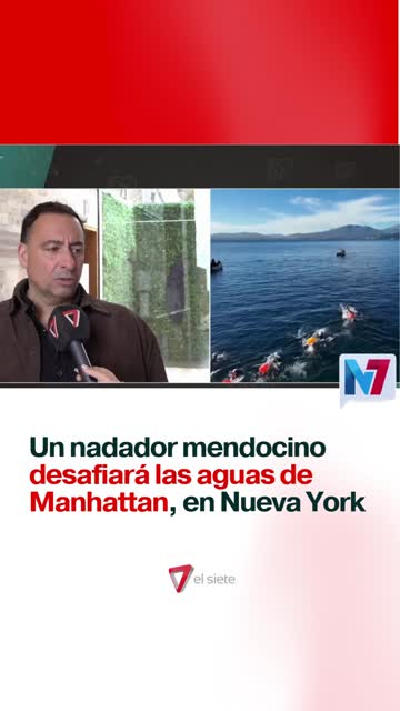 Gustavo Oriozabala, nadador mendocino, desafiará las aguas de Manhattan