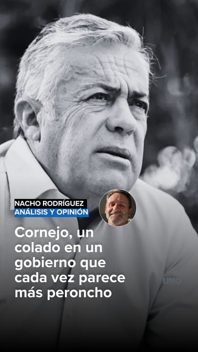 Cornejo, un colado en un gobierno que cada vez parece más peroncho