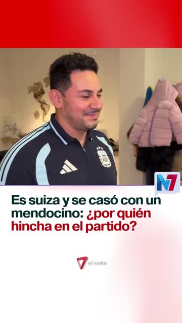 Es suiza y se casó con un mendocino: ¿por quién hincha en el partido?
