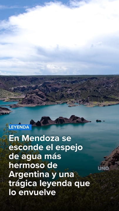 En Mendoza se esconde el espejo de agua más hermoso de Argentina y una trágica leyenda que lo envuelve