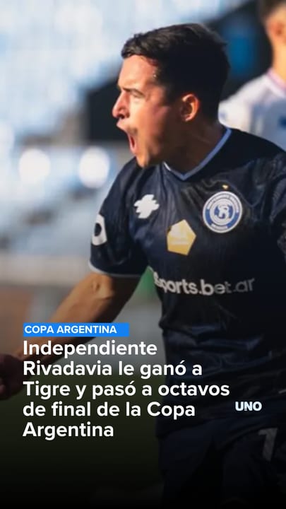 Independiente Rivadavia le ganó a Tigre y pasó a octavos de final de la Copa Argentina