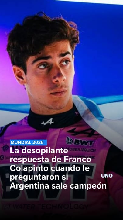 La desopilante respuesta de Franco Colapinto cuando le preguntaron si Argentina sale campeón