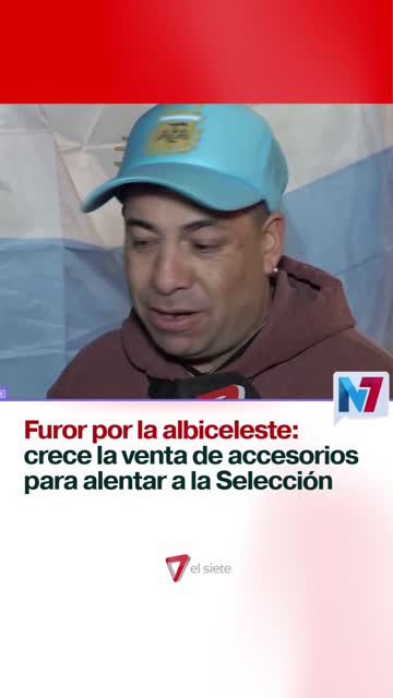Crece la venta de accesorios para alentar a la Selección
