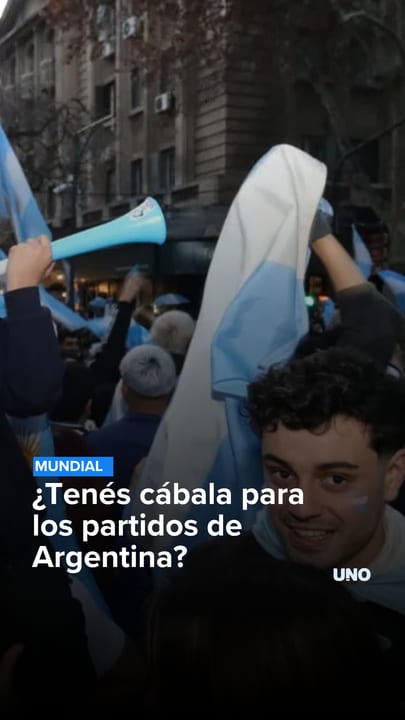 ¿Tenés cábala para los partidos de Argentina?