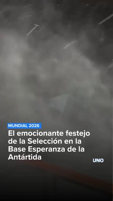 El emocionante festejo de la Selección en la Base Esperanza de la Antártida