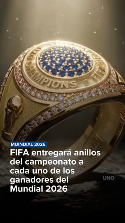 FIFA entregará anillos del campeonato a cada uno de los ganadores del Mundial 2026