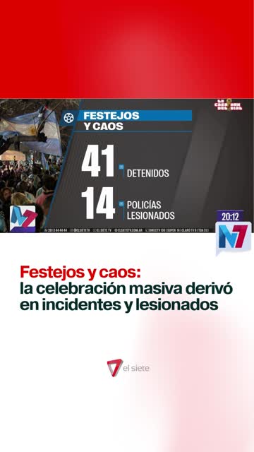 Festejos y caos: la celebración masiva derivó en incidentes y personas lesionadas
