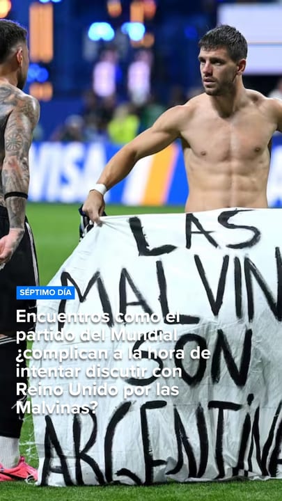 Encuentros como el partido del Mundial ¿complican a la hora de intentar discutir con Reino Unido por las Malvinas?
