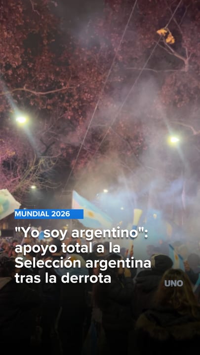 "Yo soy argentino": apoyo total a la Selección argentina tras la derrota