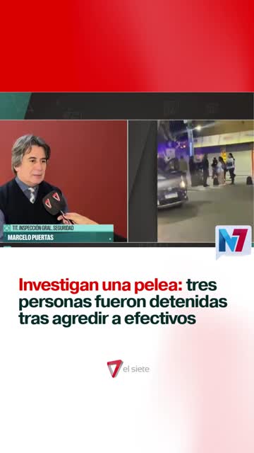 Investigan una pelea: tres personas detenidas tras agredir a efectivos