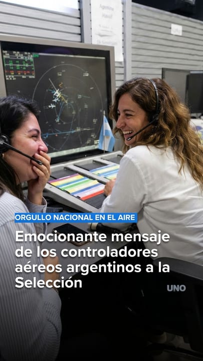 Emocionante mensaje de los controladores aéreos argentinos a la Selección