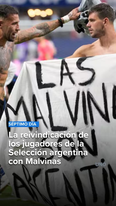 La reivindicación de los jugadores de la Selección argentina con Malvinas