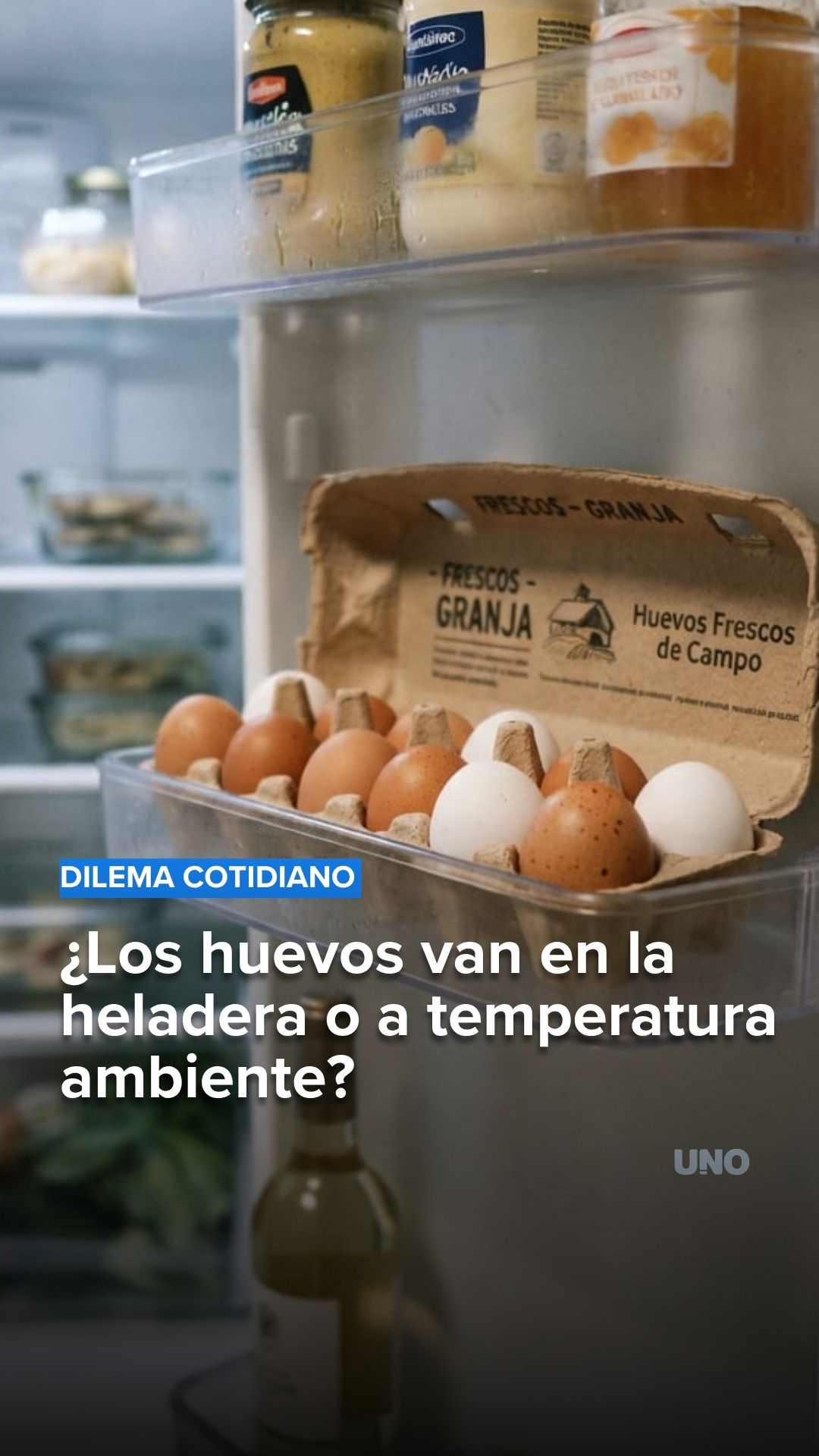 ¿los huevos van en la heladera o a temperatura ambiente?