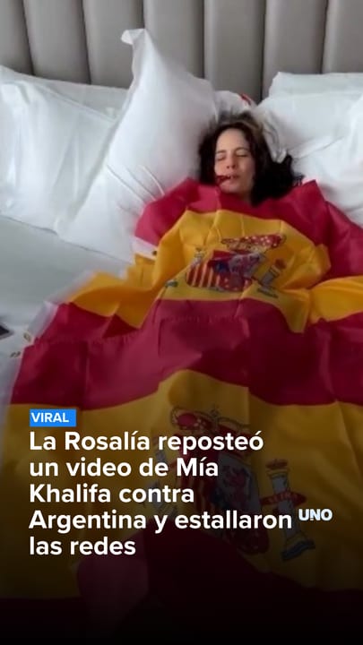 La Rosalía reposteó un video de Mía Khalifa contra Argentina y estallaron las redes