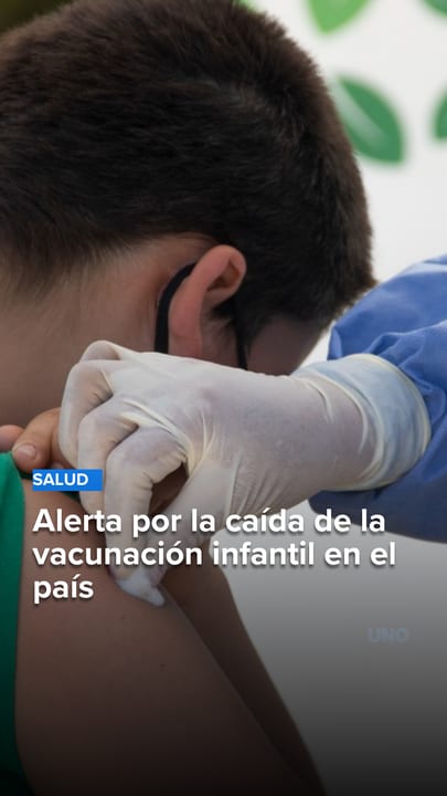Alerta por caída en la vacunación infantil en el país