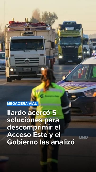 Ilardo acercó 5 soluciones para descomprimir el Acceso Este y el Gobierno las analizó