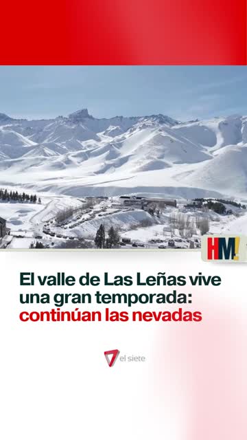 El valle de Las Leñas vive una gran temporada