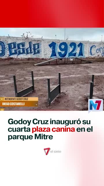 Godoy Cruz una cuarta plaza canina en el parque Mitre