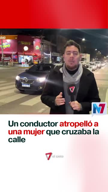 Un conductor atropelló a una mujer que cruzaba la calle en Ciudad