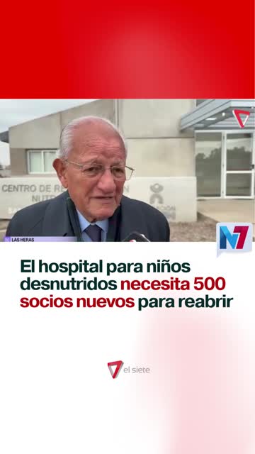 El hospital para niñois desnutridos necesita 500 socios nuevos para reabrir