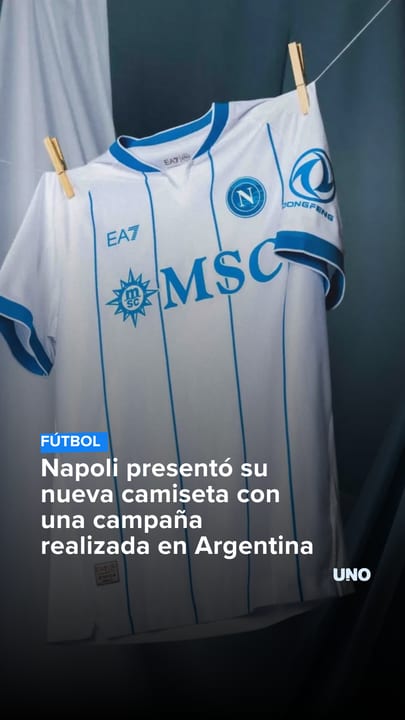 Napoli presentó su nueva camiseta con una campaña realizada en Argentina