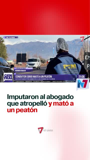 Imputaron al abogado que atropelló y mató a un peatón