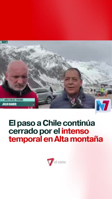 El paso a Chile continúa cerrado por el temporal en alta montaña