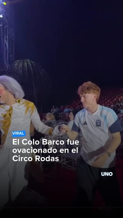 El Colo Barco fue ovacionado en el Circo Rodas