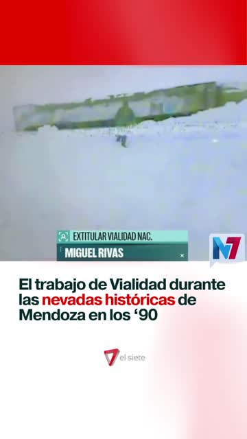 El trabajo de Vialidad durante las nevadas