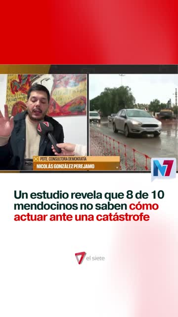 8 de cada 10 mendocinos no saben cómo actuar ante una catástrofe