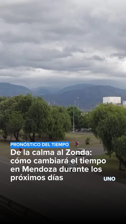 Alerta en Mendoza: prevén ráfagas de viento Zonda de hasta 70 km/h