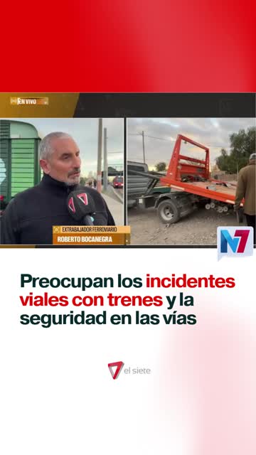 Preocupan los incidentes viales con trenes y la seguridad en las vías