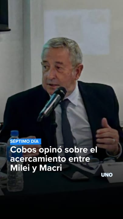 Cobos opinó sobre el acercamiento entre Milei y Macri