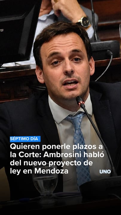 Quieren ponerle plazos a la Corte: Ambrosini habló del nuevo proyecto de ley en Mendoza