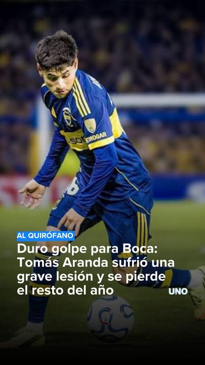 Tomás Aranda se fracturó el peroné, pasará por el quirófano y no jugará hasta 2027
