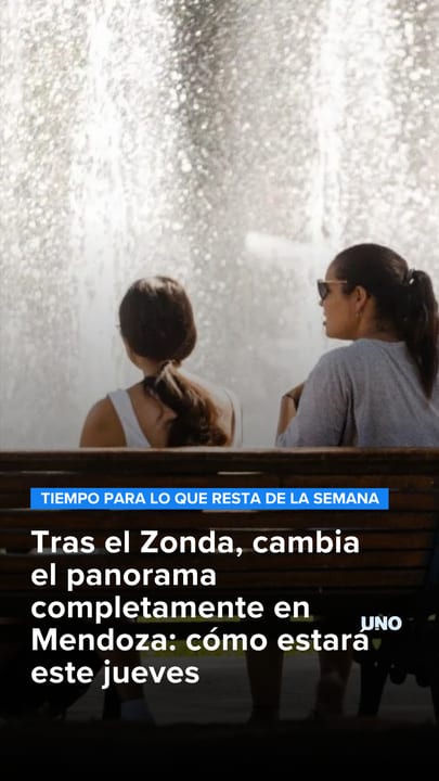 Tras el Zonda, cambia el panorama completamente en Mendoza: cómo estará este jueves
