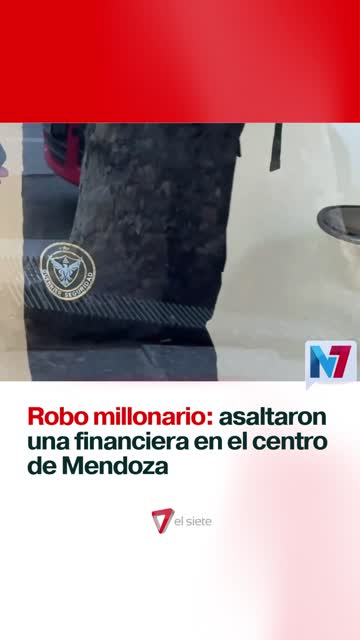 Asaltaron una financiera en el centro de Mendoza