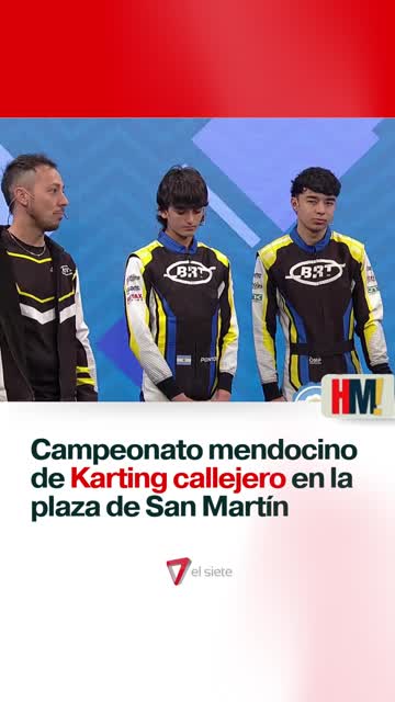 Campeonato mendocino de karting callejero llega a la plaza de San Martín