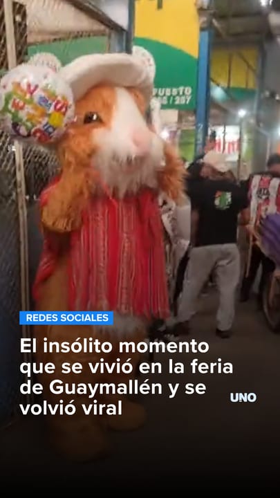 El insólito momento que se vivió en la feria de Guaymallén y se volvió viral