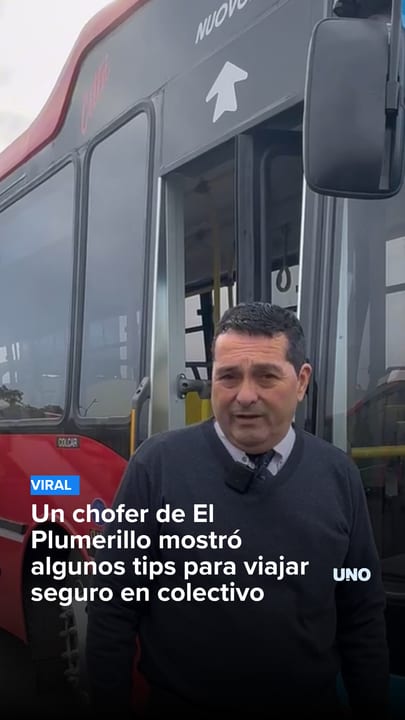 Un chofer de El Plumerillo mostró algunos tips para viajar seguro en colectivo