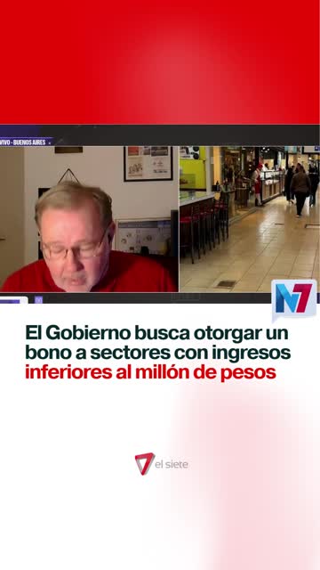 El Gobierno busca otorgar un bono a sectores con ingresos inferiores al millón de pesos
