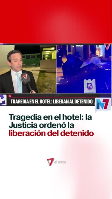 Tragedia en el hotel: la Justicia ordenó la liberación del detenido