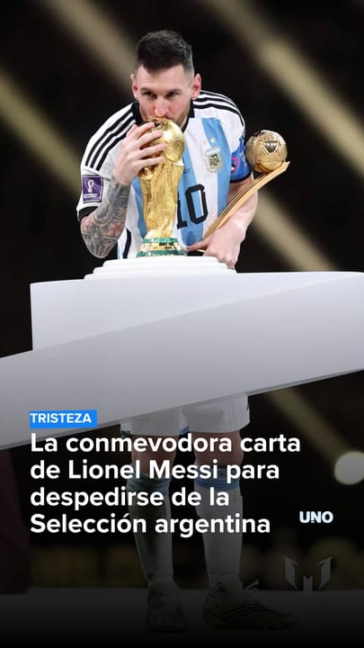 Llegó el adiós: Lionel Messi se despidió de la Selección y conmueve al mundo del fútbol