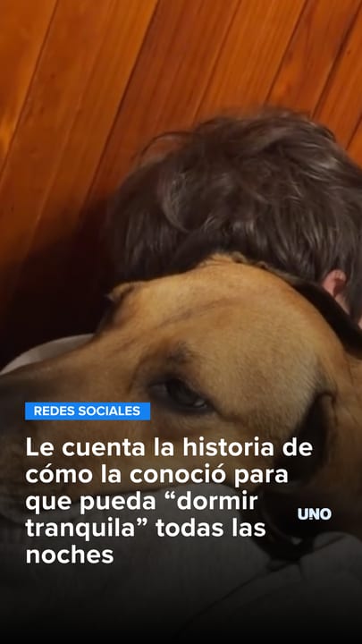 Le cuenta la historia de cómo la conoció para que pueda “dormir tranquila” todas las noches