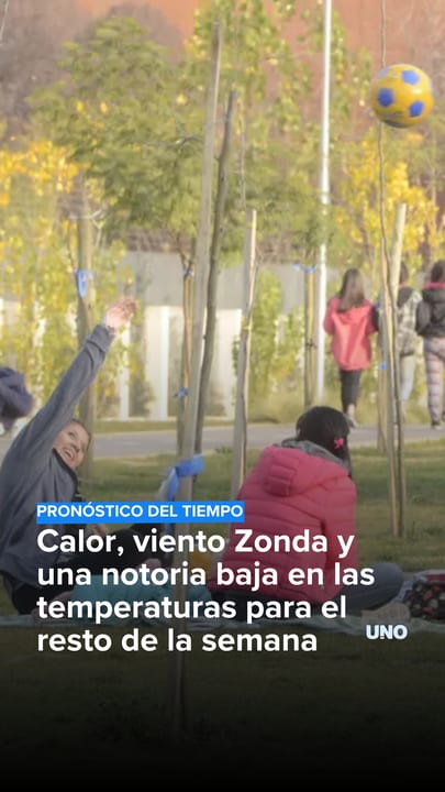 De la primavera al frío polar: el pronóstico detallado para los próximos días en Mendoza
