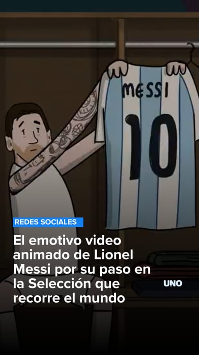 El emotivo video animado de Lionel Messi por su paso en la Selección que recorre el mundo