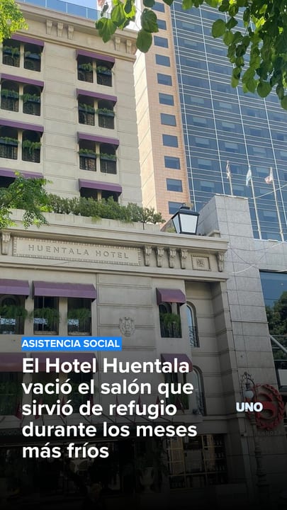 El Hotel Huentala vació el salón que sirvió de refugio durante los meses más fríos