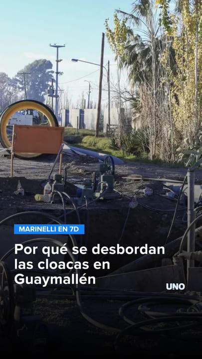Por qué se desbordan las cloacas en Guaymallén